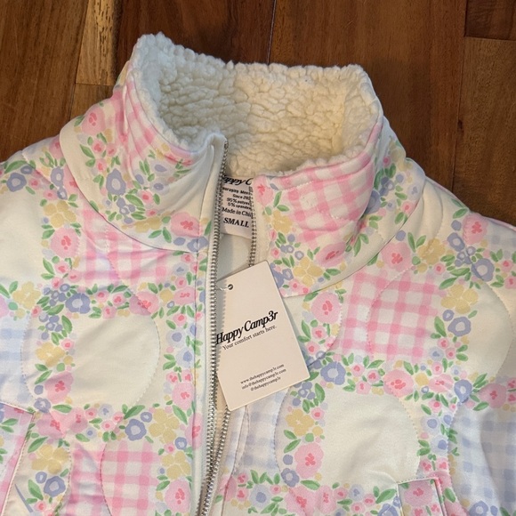 Happy Camp3r Floral Patchwork Women’s Jacket - Picture 2 of 6